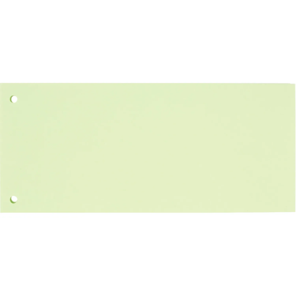 Разделитель для документов "Комус", 100 шт, зеленый - 2