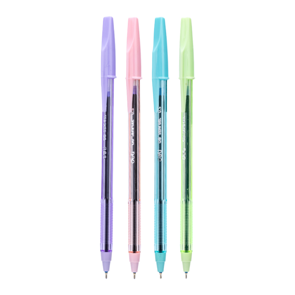 Ручка шариковая "Think", 0.5 мм, прозрачный, стерж. синий