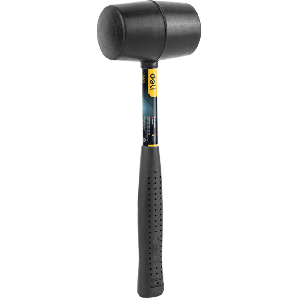 Киянка резиновая черная Deli YS EDL5612