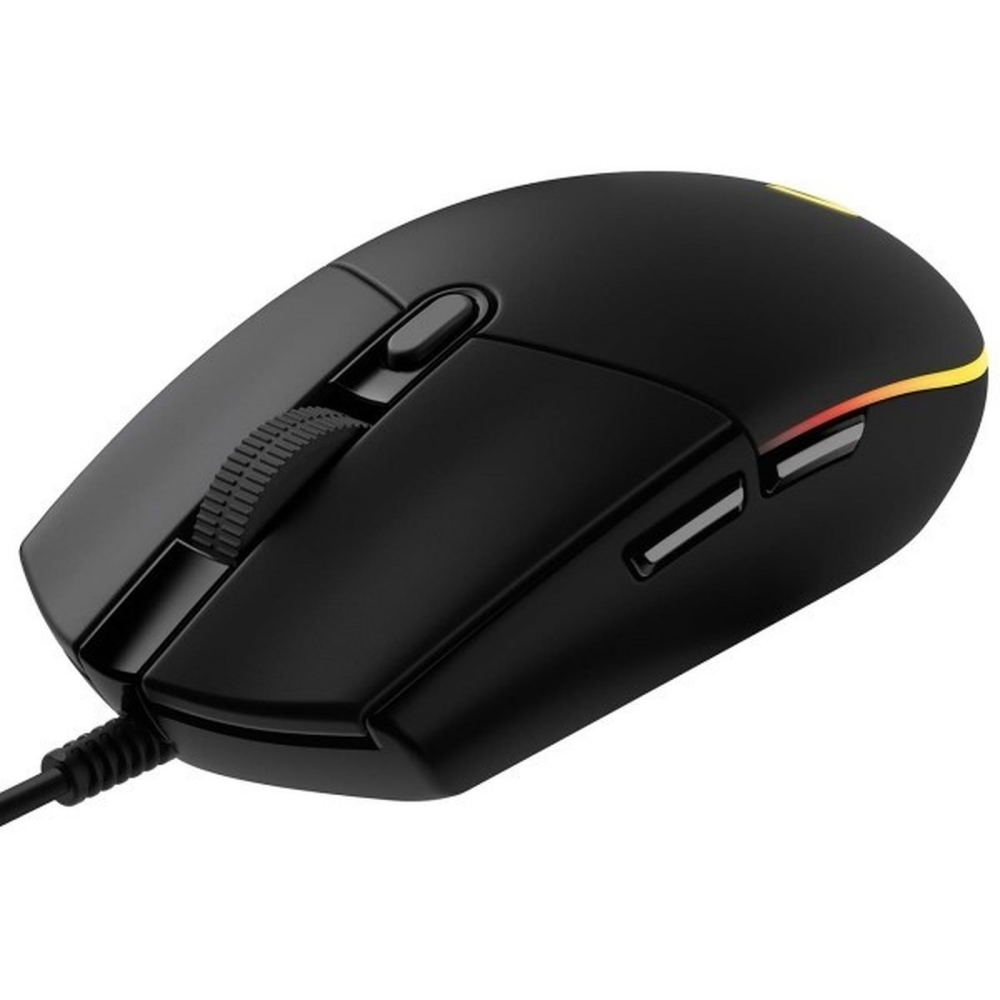 Мышь LOGITECH "G102 LIGHTSY (910-005808)", проводная, 8000 dpi, 6 кнопок, черная - 2