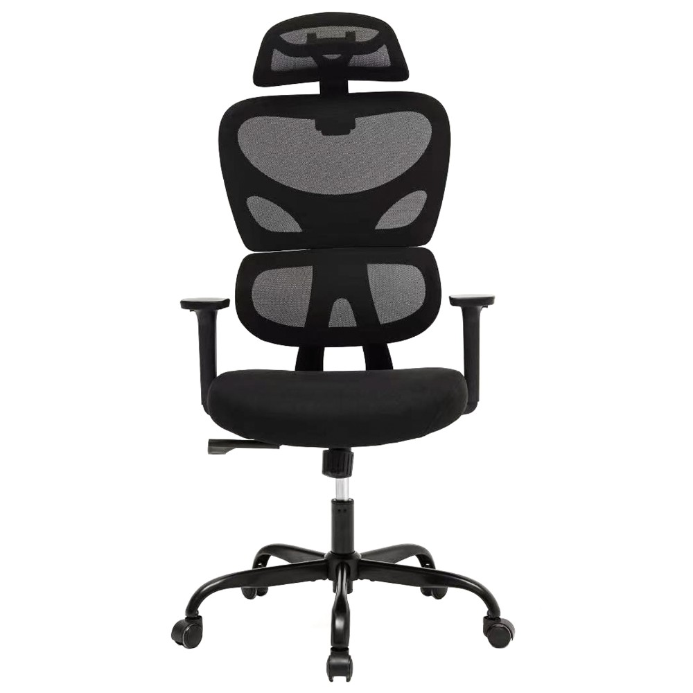 Кресло для руководителя EVERPROF "Skill", сетка, металл, черный - 5