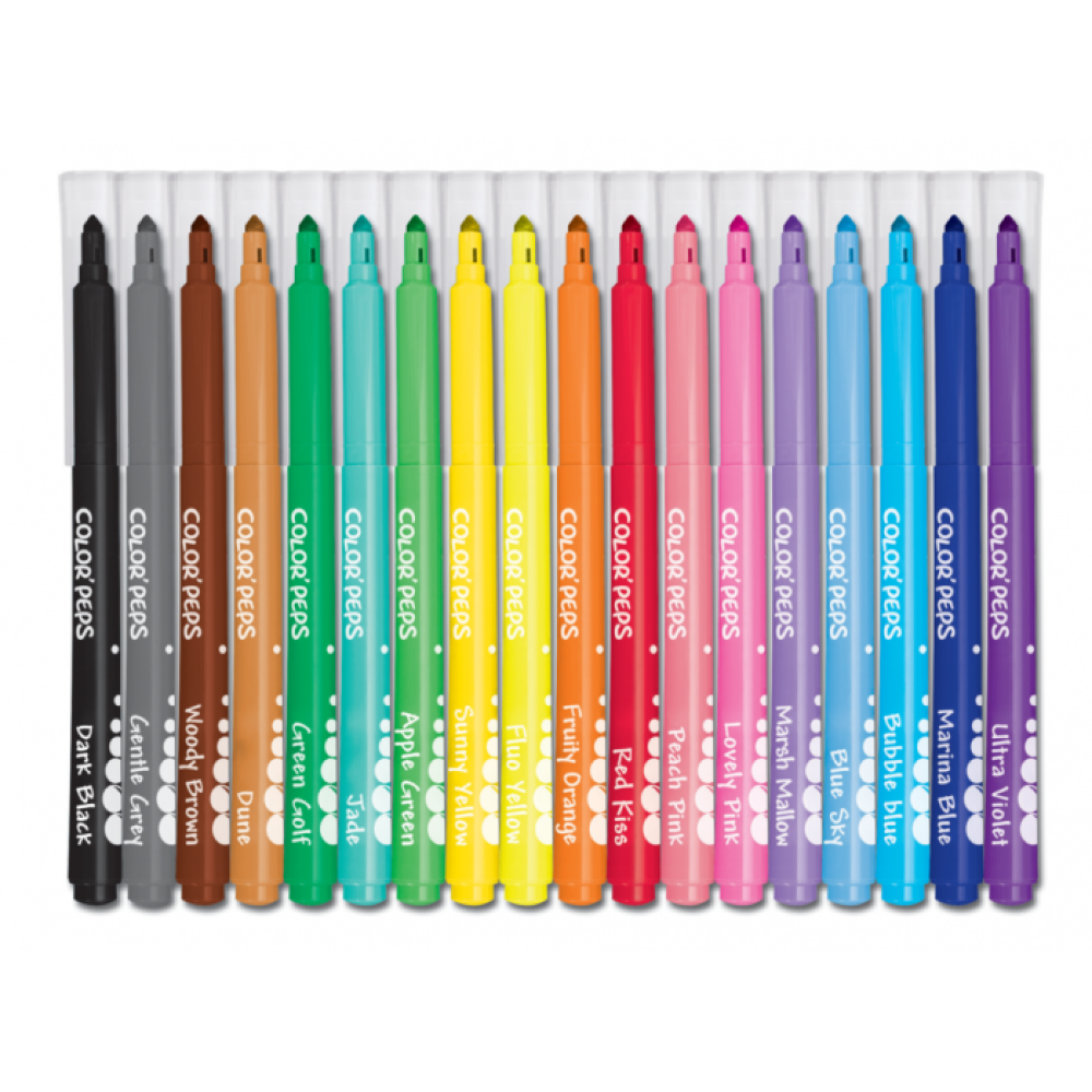 Фломастеры Maped "Color Peps", 18 шт