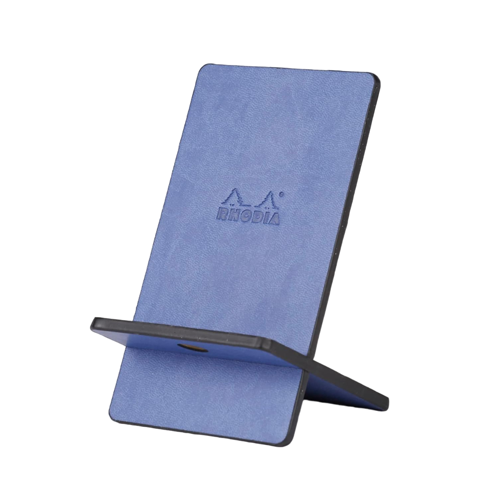 Подставка для мобильного телефона "Rhodiarama", дерево, сапфир