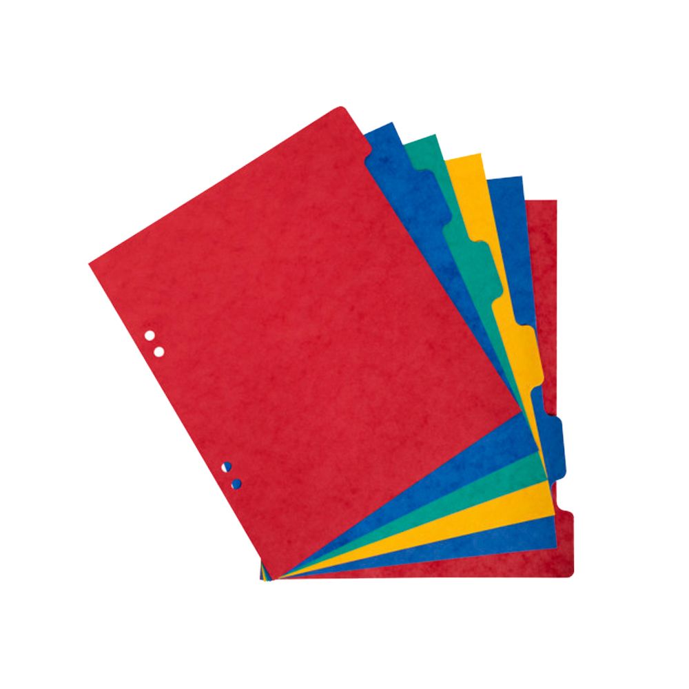 Разделитель "Exacompta", А5+, ассорти