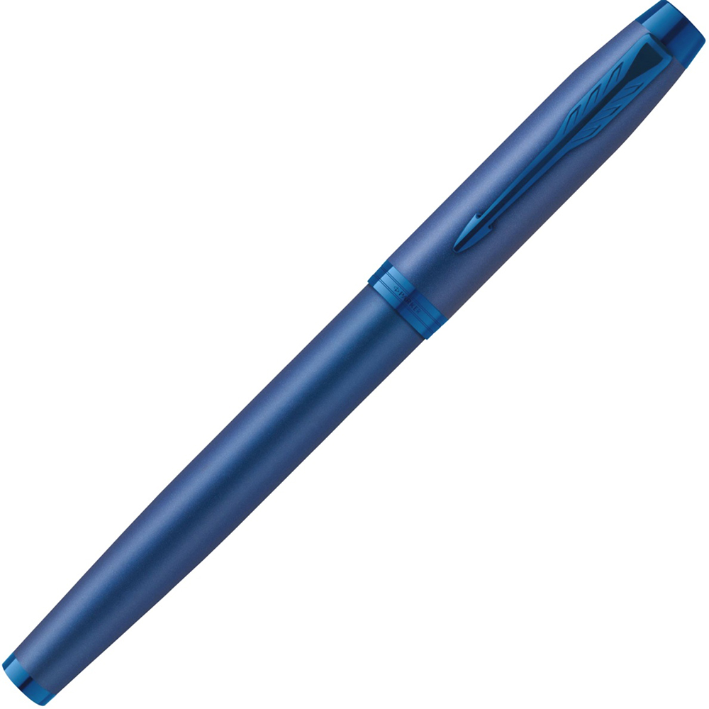 Ручка-роллер Parker "IM Monochrome T328 Blue PVD", 0,5 мм, синий, стерж. черный - 2