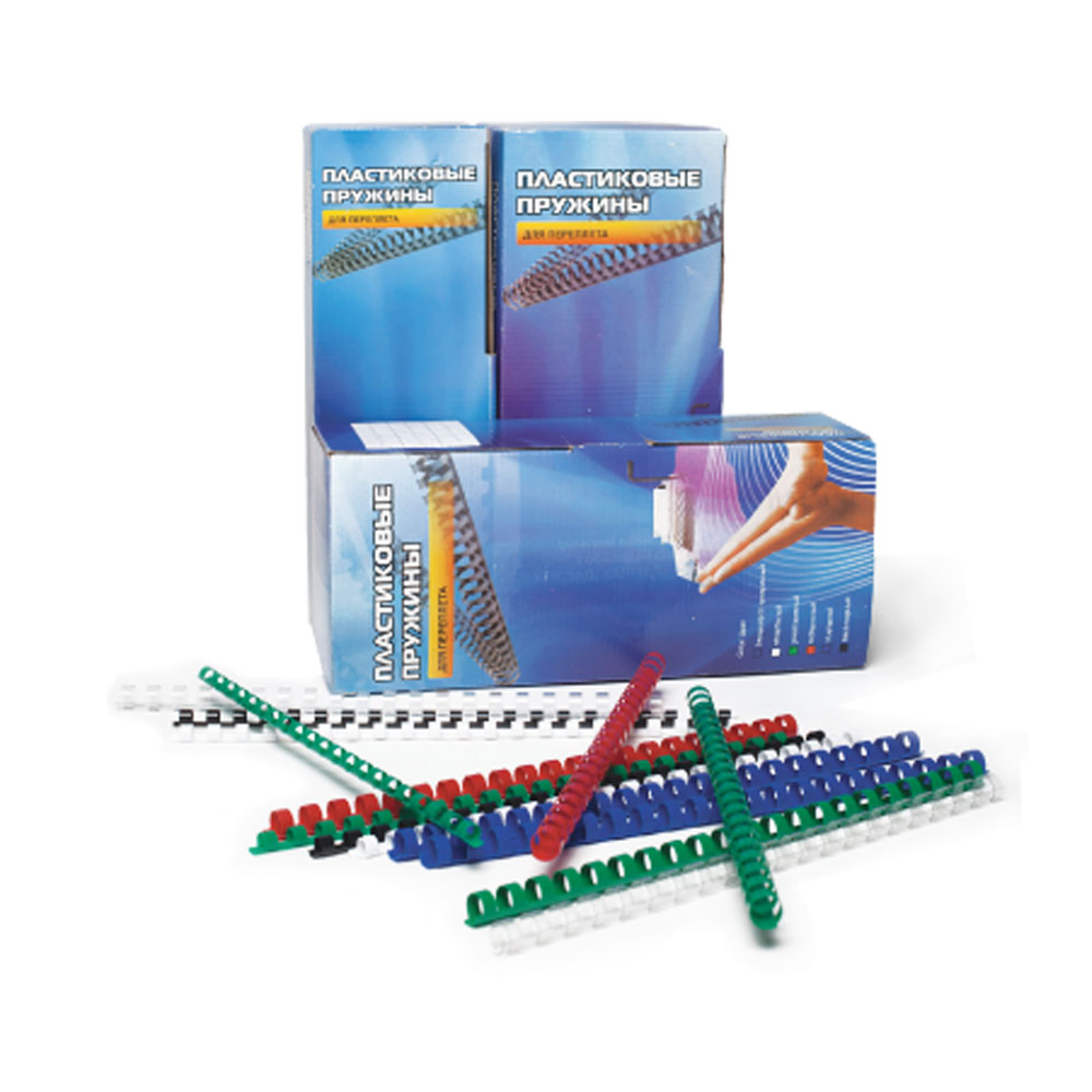 Пружины для перфопереплета "Office Kit", 14 мм, 100 шт, синий