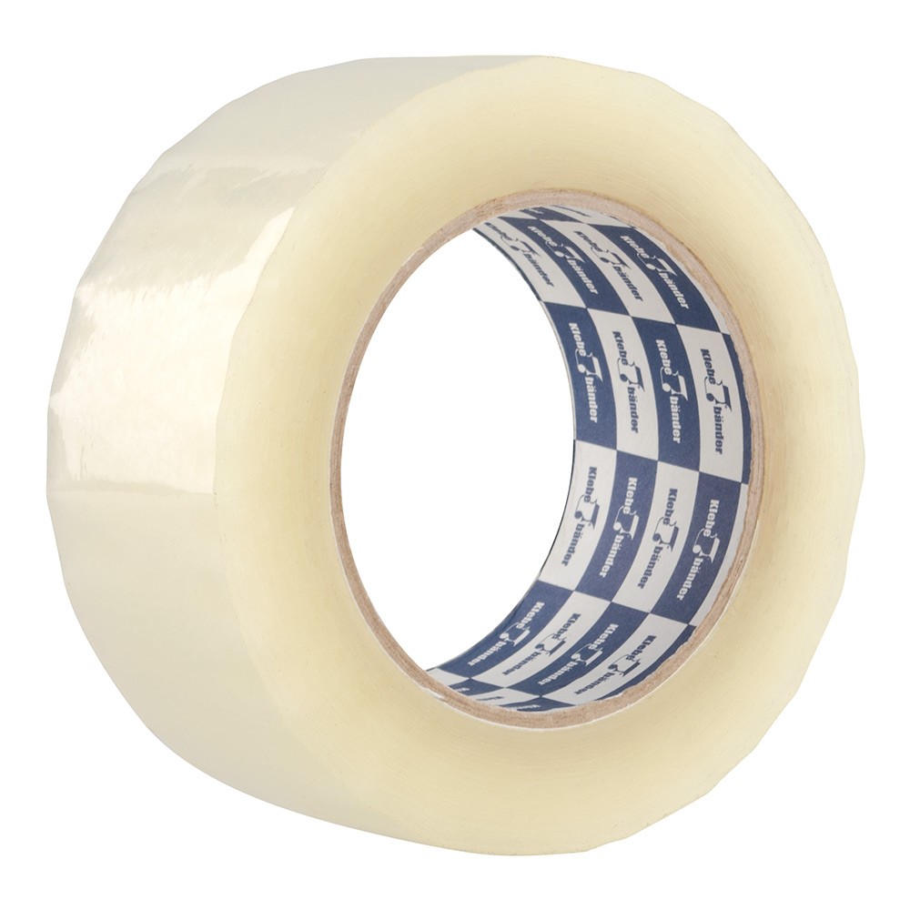 Клейкая лента упаковочная "Klebebander", 50 мм х 140 м, 40 мкм, прозрачная