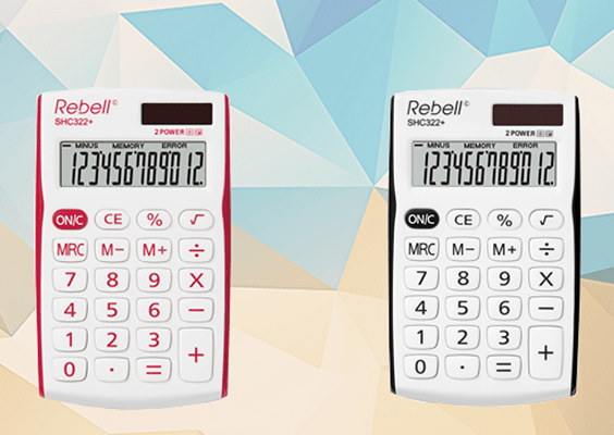 Популярные модели немецких калькуляторов Rebell по выгодным ценам