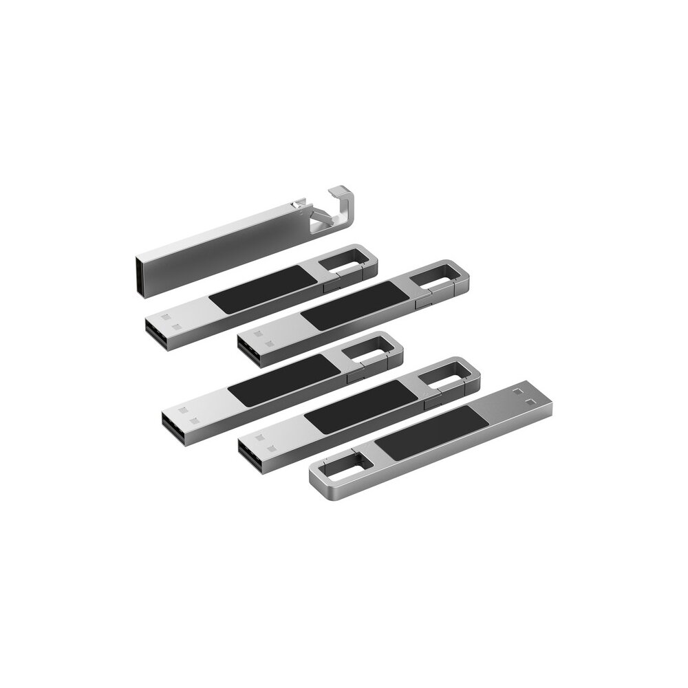 USB Flash накопитель 2.0 16 Gb ZC-010, металл, белый - 2