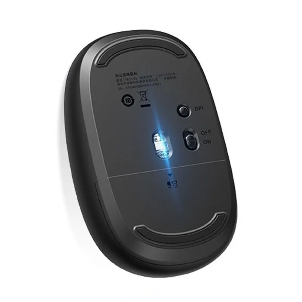 Мышь Ugreen "105/90550", беспроводная, 2400 dpi, 4 кнопки, темно-синий 