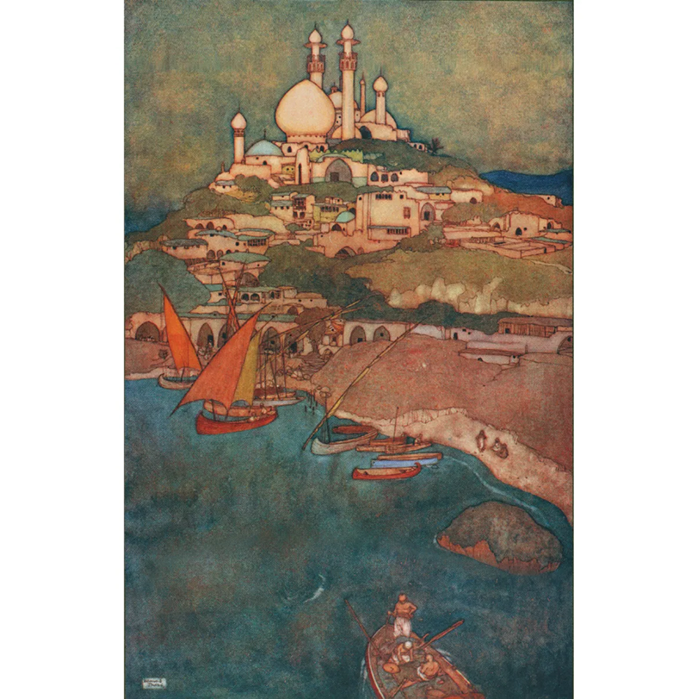 Книга "Золотые слова. Картины Эдмунда Дюлака и Рене Булла", Омар Хайам - 10