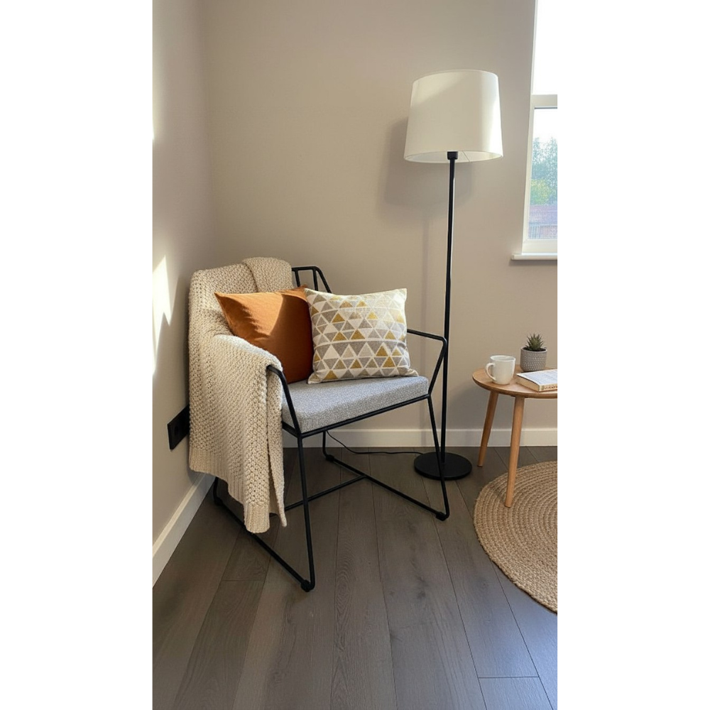 Кресло ALLERD MILORD, ткань, серебристый - 5