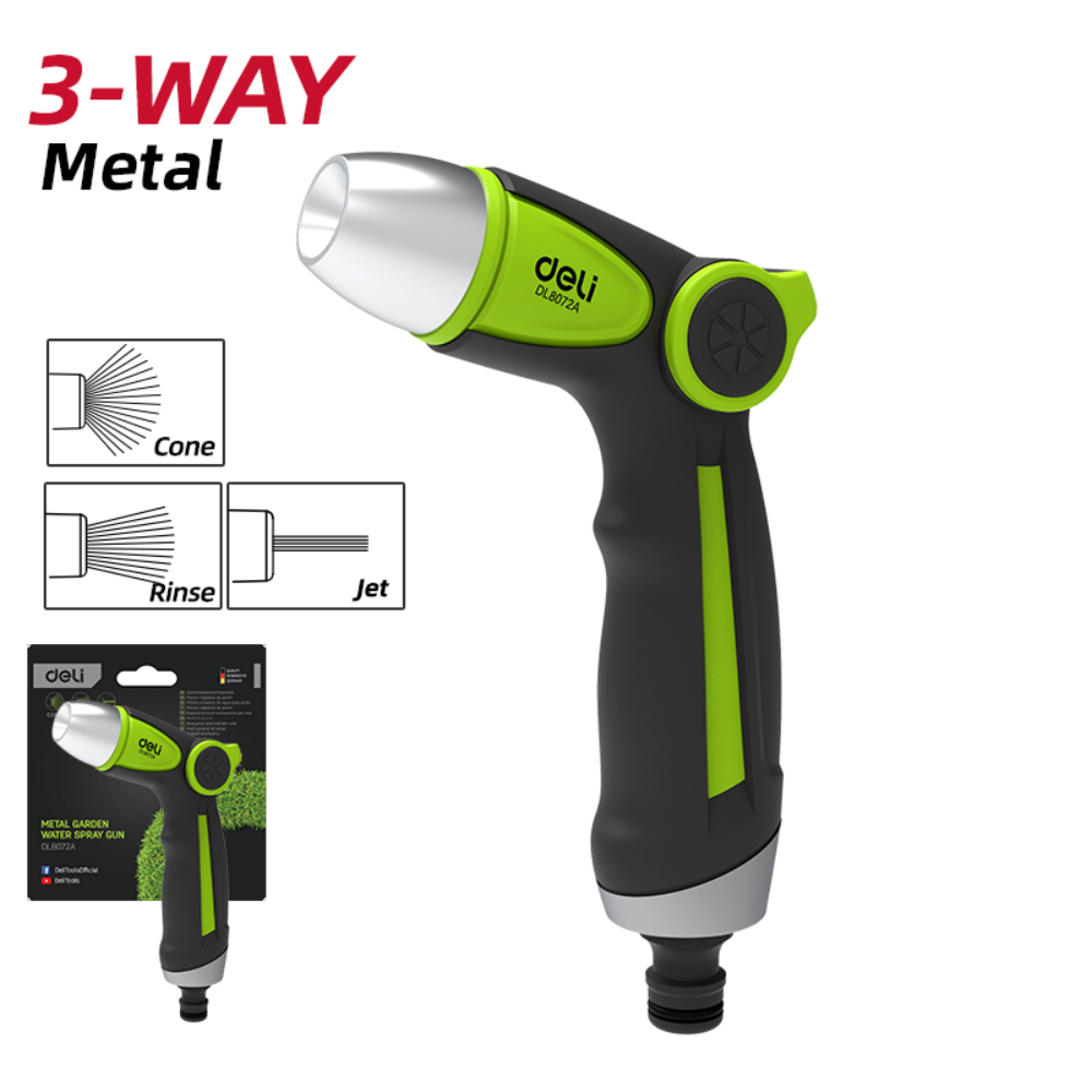 Пистолет-распылитель Deli GS EDL8072A, 3/4", 3 функции - 2