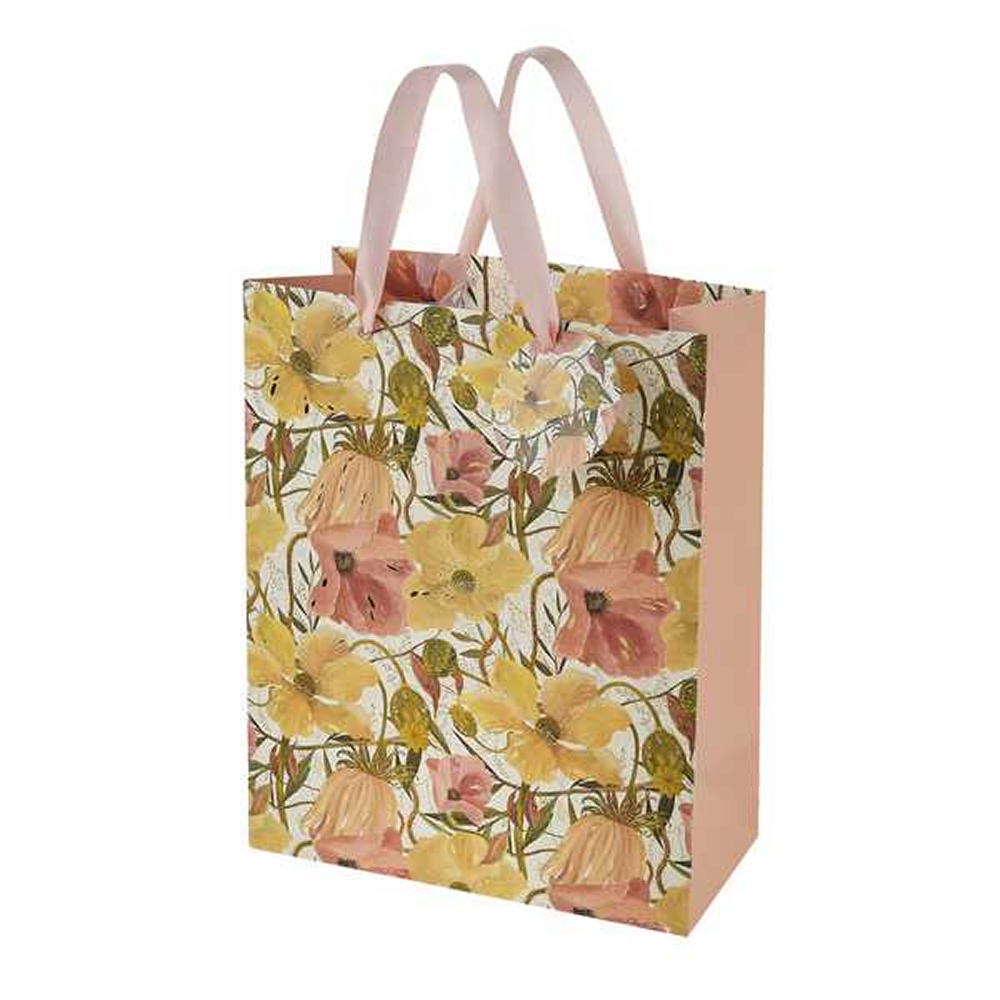 Пакет бумажный подарочный "Flora. Цветочная страсть", 26x32,4x13 см