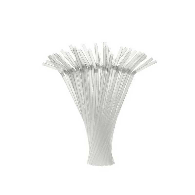Трубочки для напитков полимерные 210×5 мм