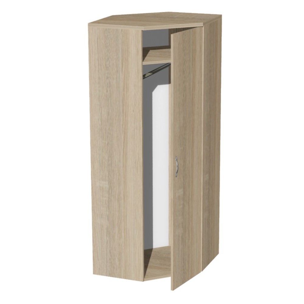 Коллекция Макси шкаф М08 угловой, 632x632x1780 мм, сонома