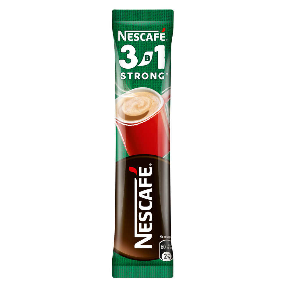 Кофейный напиток "Nescafe" 3в1 крепкий, растворимый, 14.5 г - 13