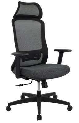 Кресло д/руководителя EVERPROF Phoenix сетка, черный, крестов. пластик