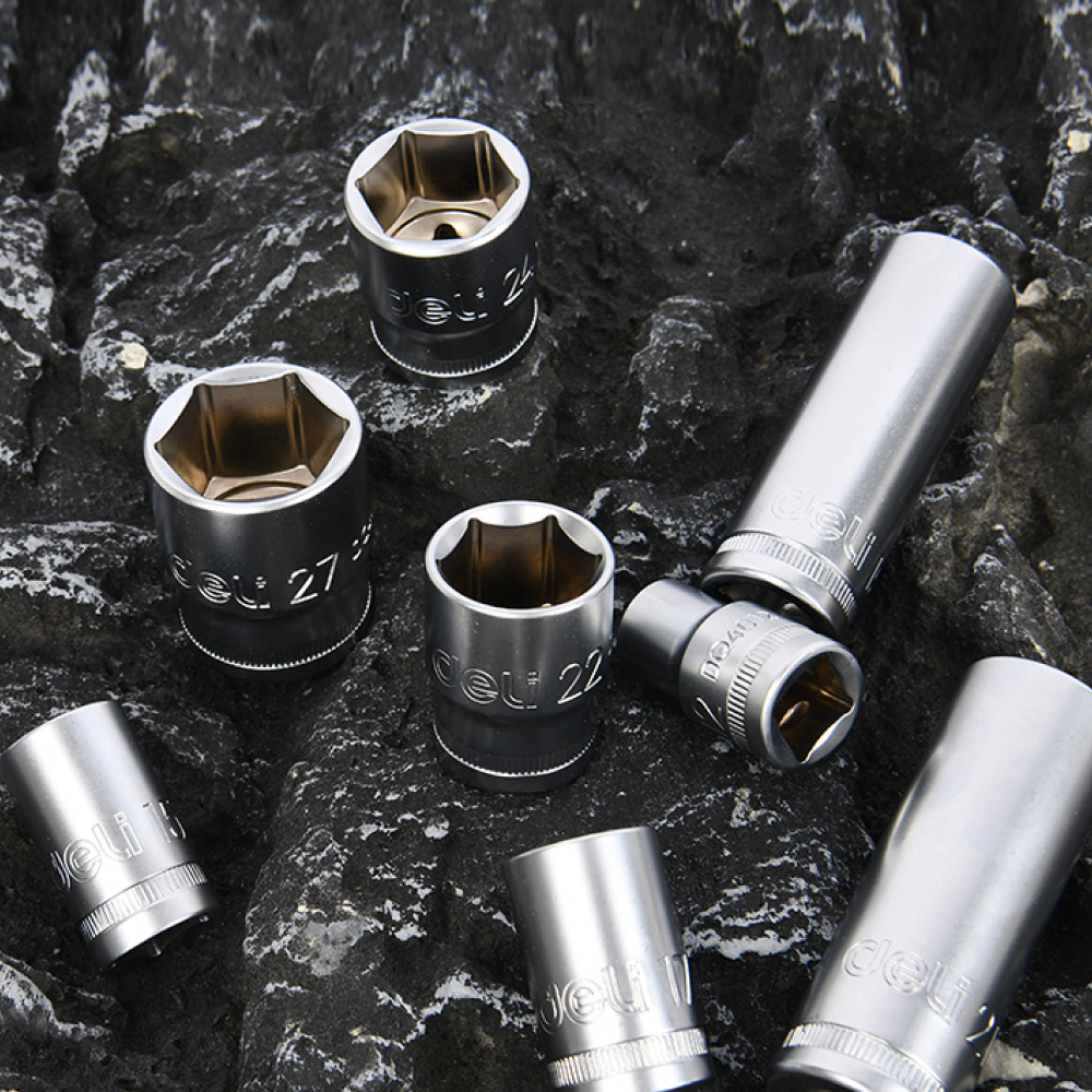 Набор инструмента 1/4", 1/2" Deli RS EDQ45082, 82 шт - 8
