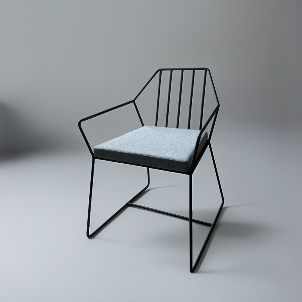 Кресло ALLERD MILORD, ткань, серебристый - 2