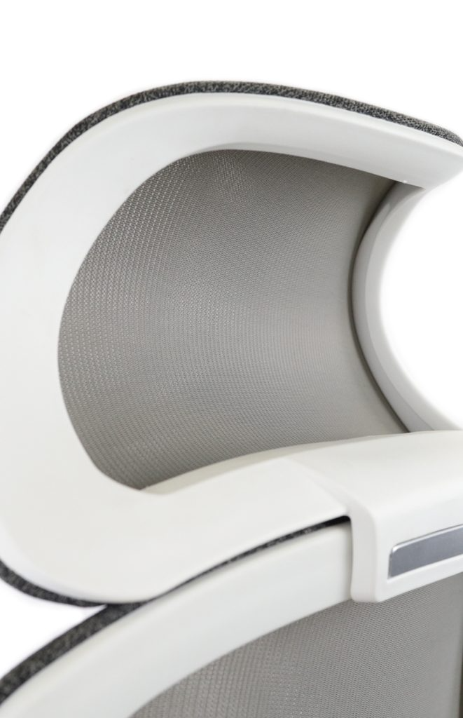 Кресло д/руководителя EVERPROF Phoenix сетка, серый, крестов. пластик - 4