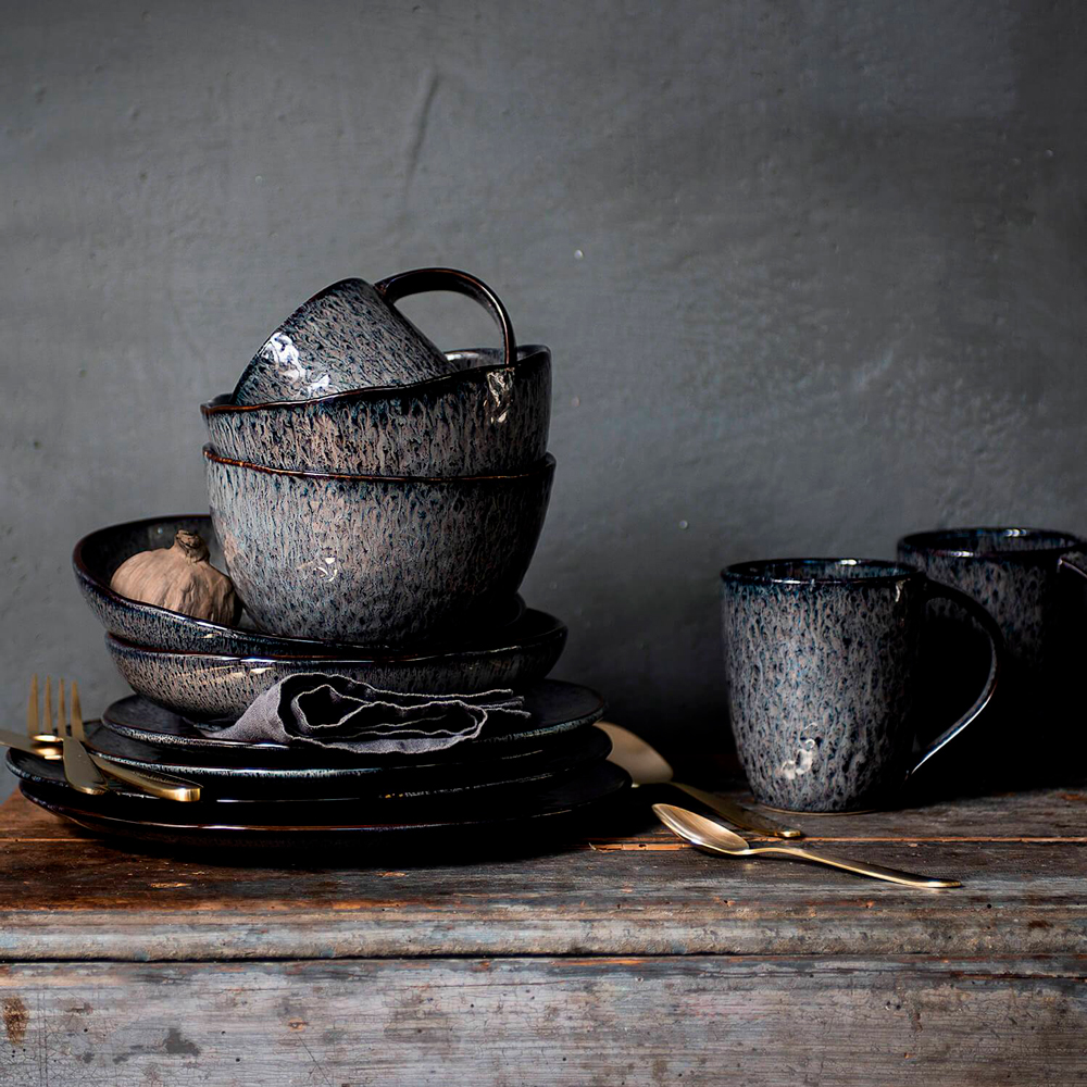 Чашка керамическая "Matera", 430 мл, серая - 4