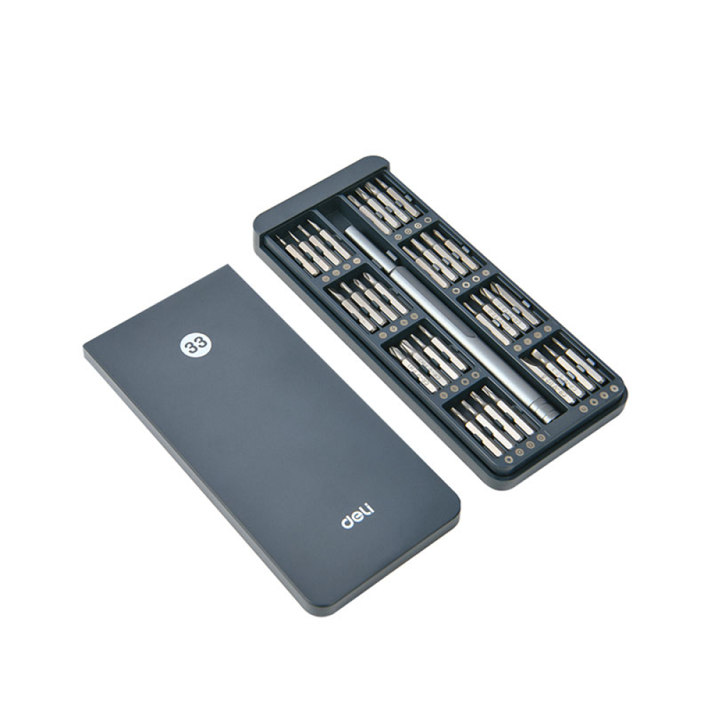 Отвертка ударная с набором бит Deli YS EDL241033