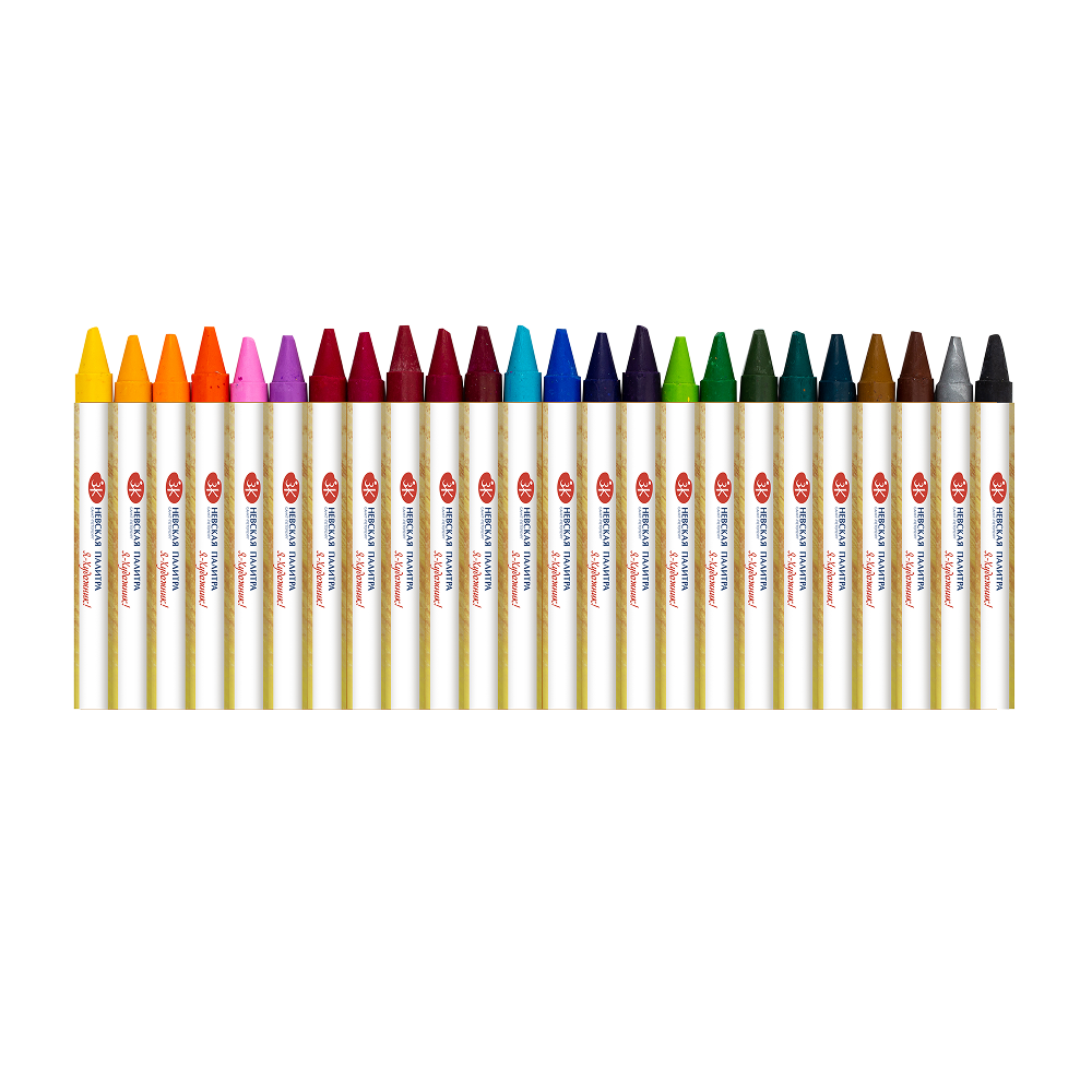 Мелки восковые "Я-Художник!", 24 шт