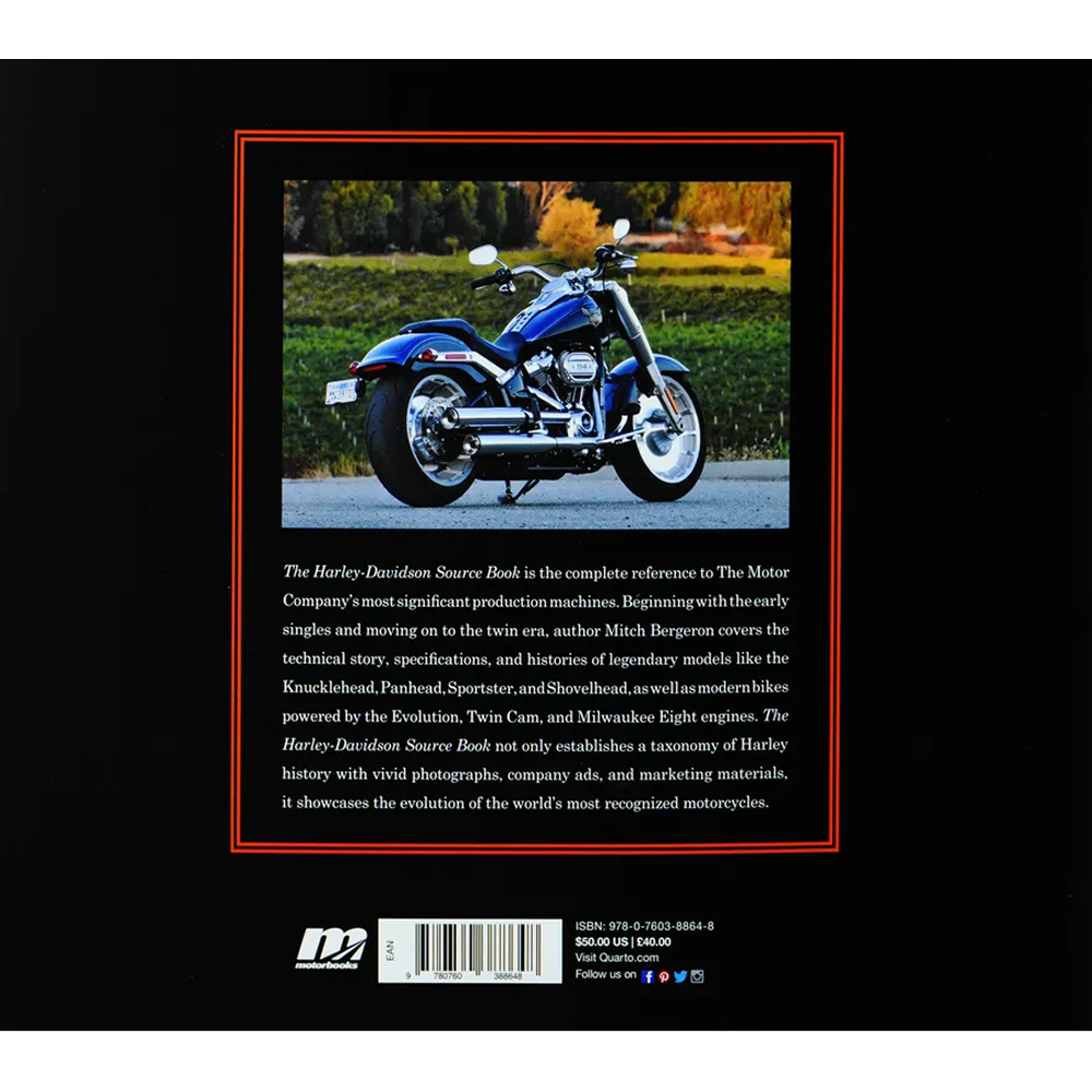 Книга на английском языке "The Harley-Davidson Source Book", Mitch Bergeron