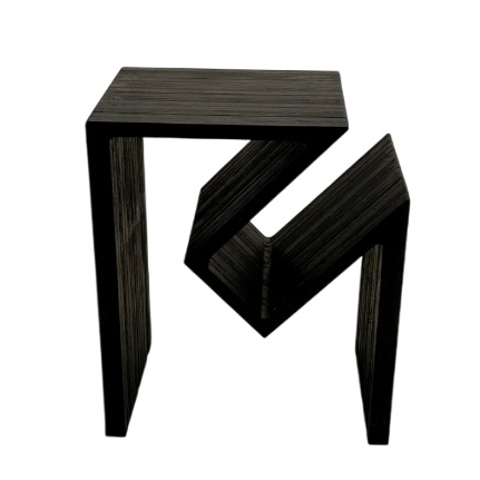 Стол прикроватный Karlinwood CORNER S 400х324x450 мм, фанера натуральная