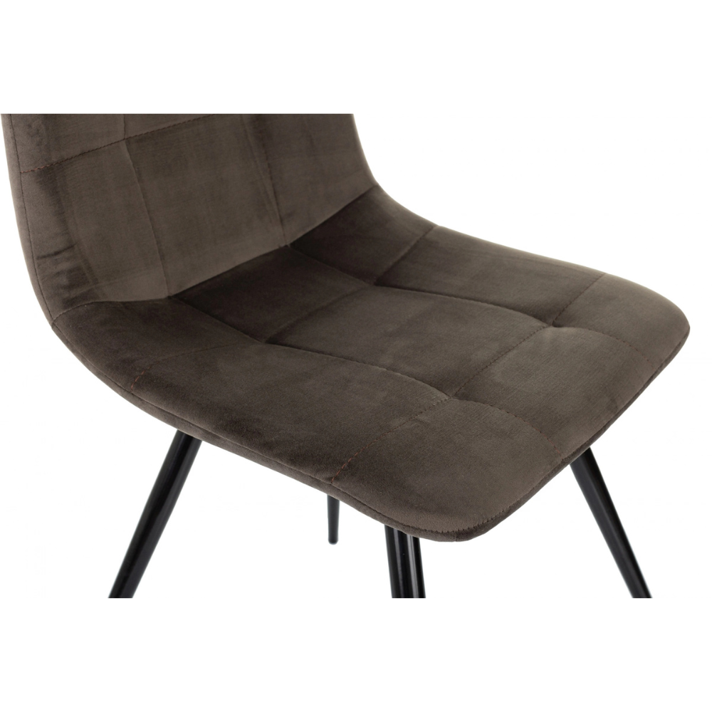 Стул Бюрократ "CH-K1_4", ткань, коричневый, металл, комплект 4 штуки - 7