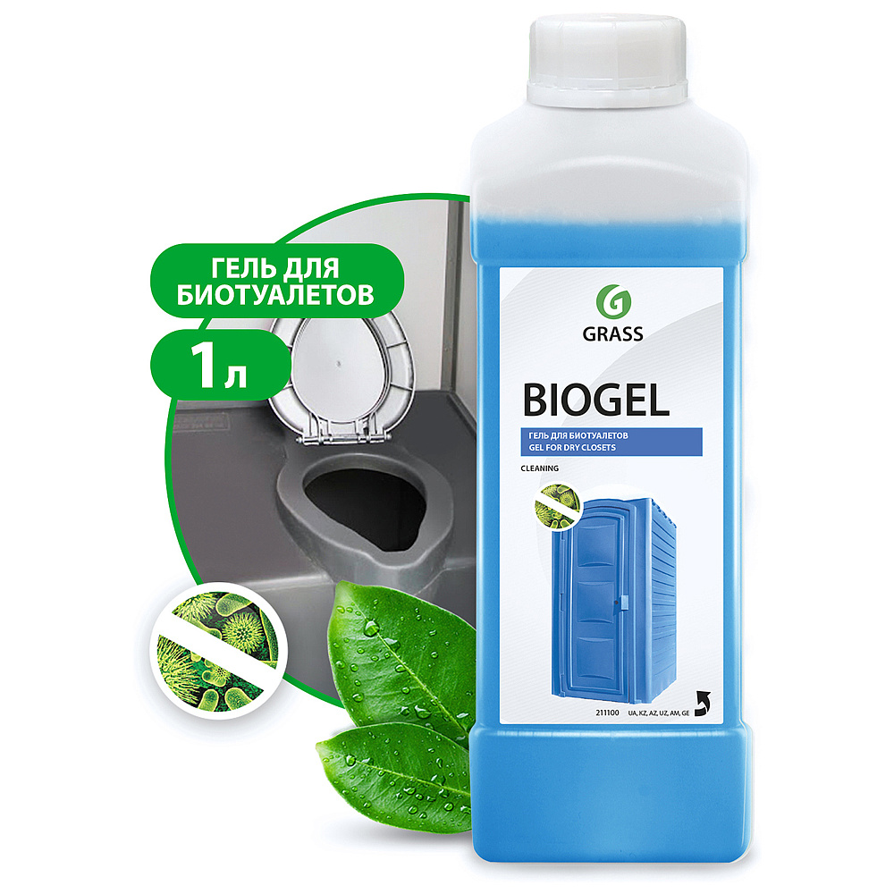 Средство для биотуалетов "Biogel", 1 л