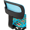Кресло детское Бюрократ CH-299, ткань, сетка, пластик, голубой - 5