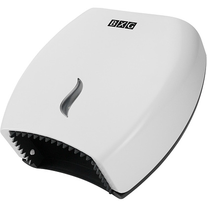 Диспенсер для туалетной бумаги в больших и средних рулонах BXG-PD-8002, ABS-пластик, белый - 3