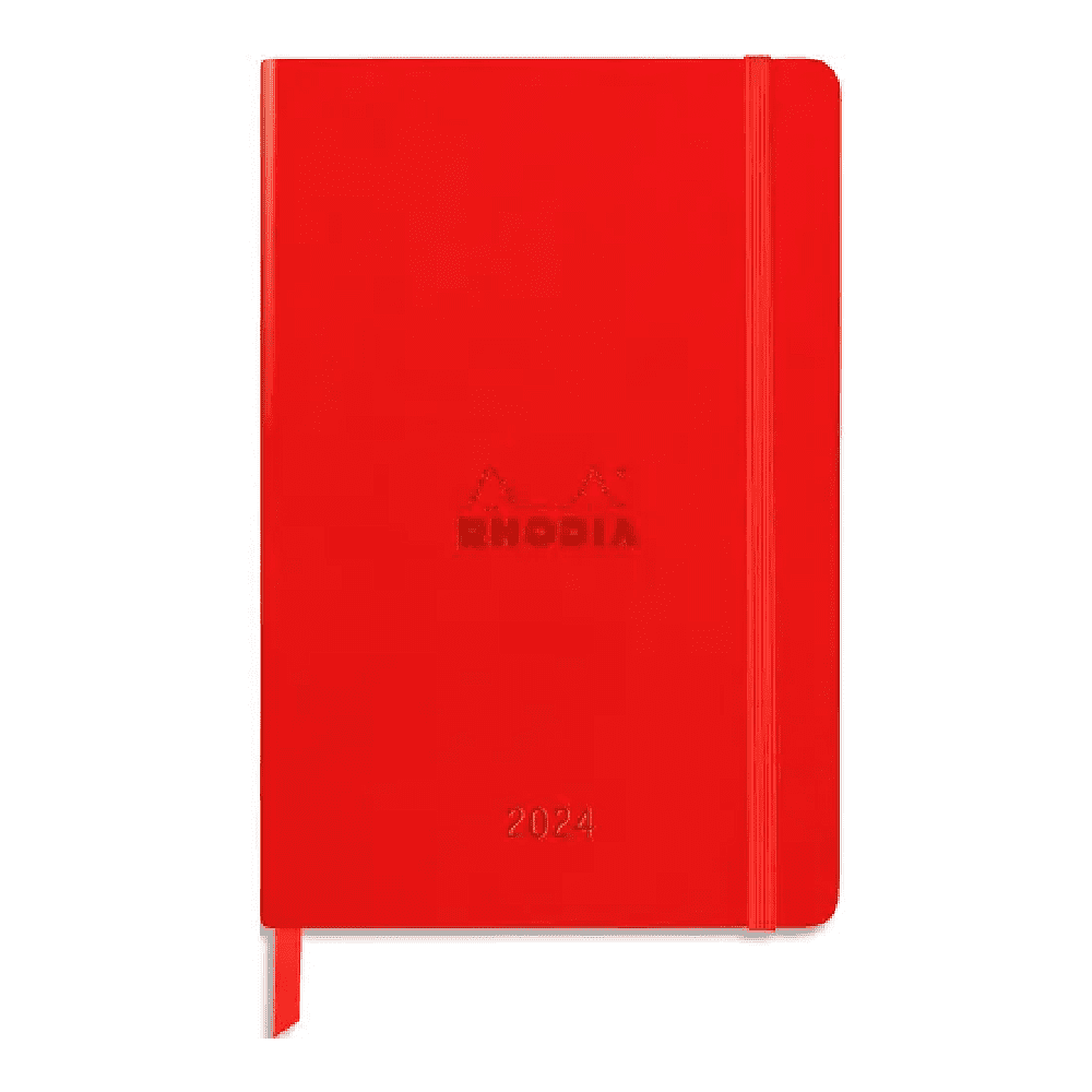 Ежедневник датированный  "Rhodiatime", A5, 160 страниц, линованный, красный