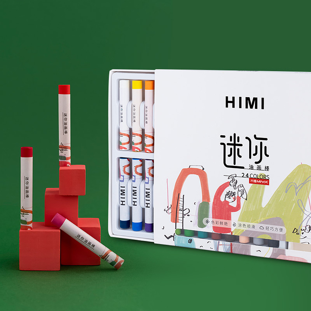 Пастель масляная Himi "Mini", 12 цветов - 7