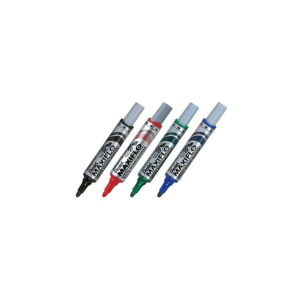 Набор маркеров для доски "Maxiflo", 4 шт, ассорти - 2