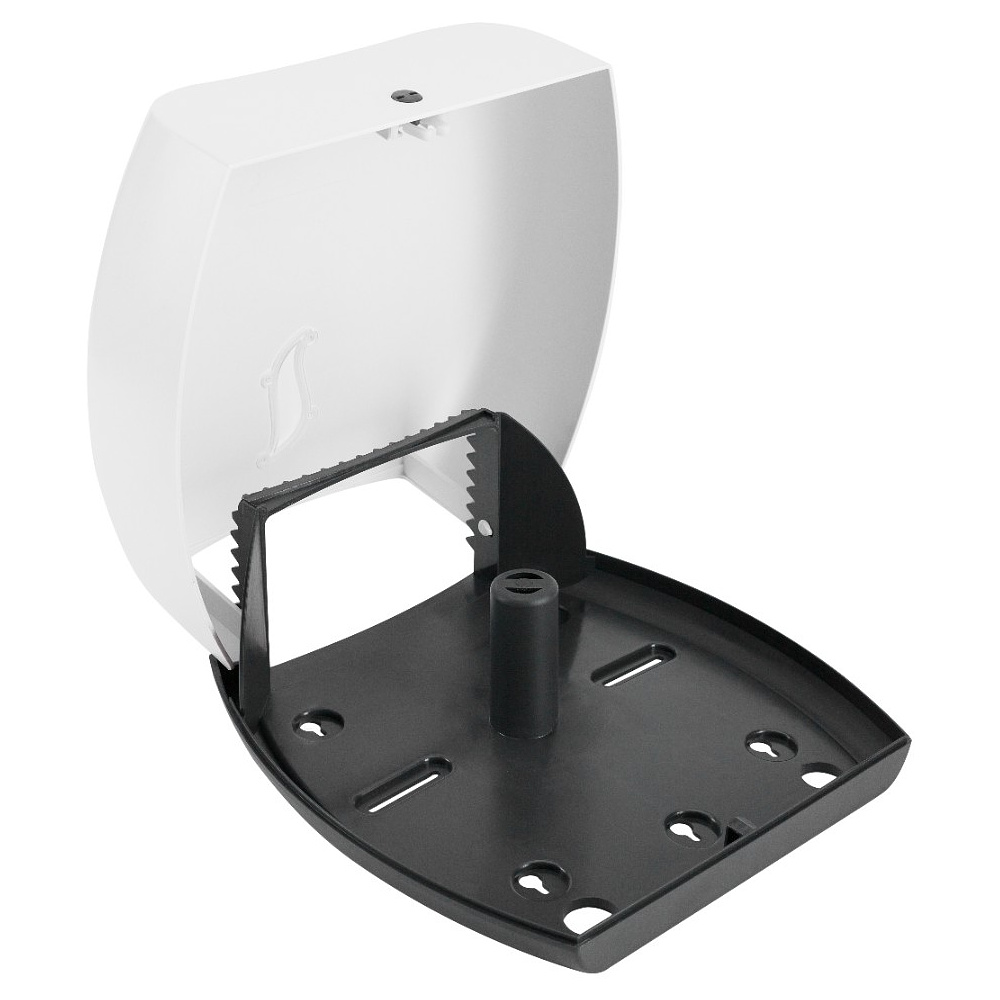 Диспенсер для туалетной бумаги в больших и средних рулонах BXG-PD-8002, ABS-пластик, белый - 4