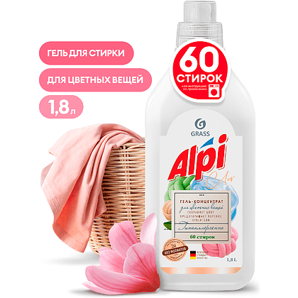 Средство для стирки "Alpi color gel", 1.8 л, жидкое, концентрат