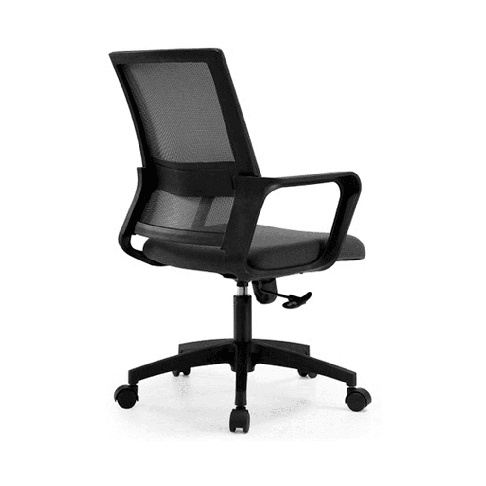 Кресло для персонала ANSA "815В", сетчатая ткань, пластик, черный - 2