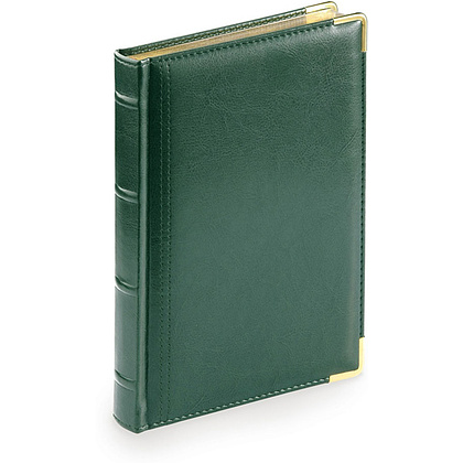 Ежедневник полудатированный "Boss", А5+, 416 страниц, зеленый