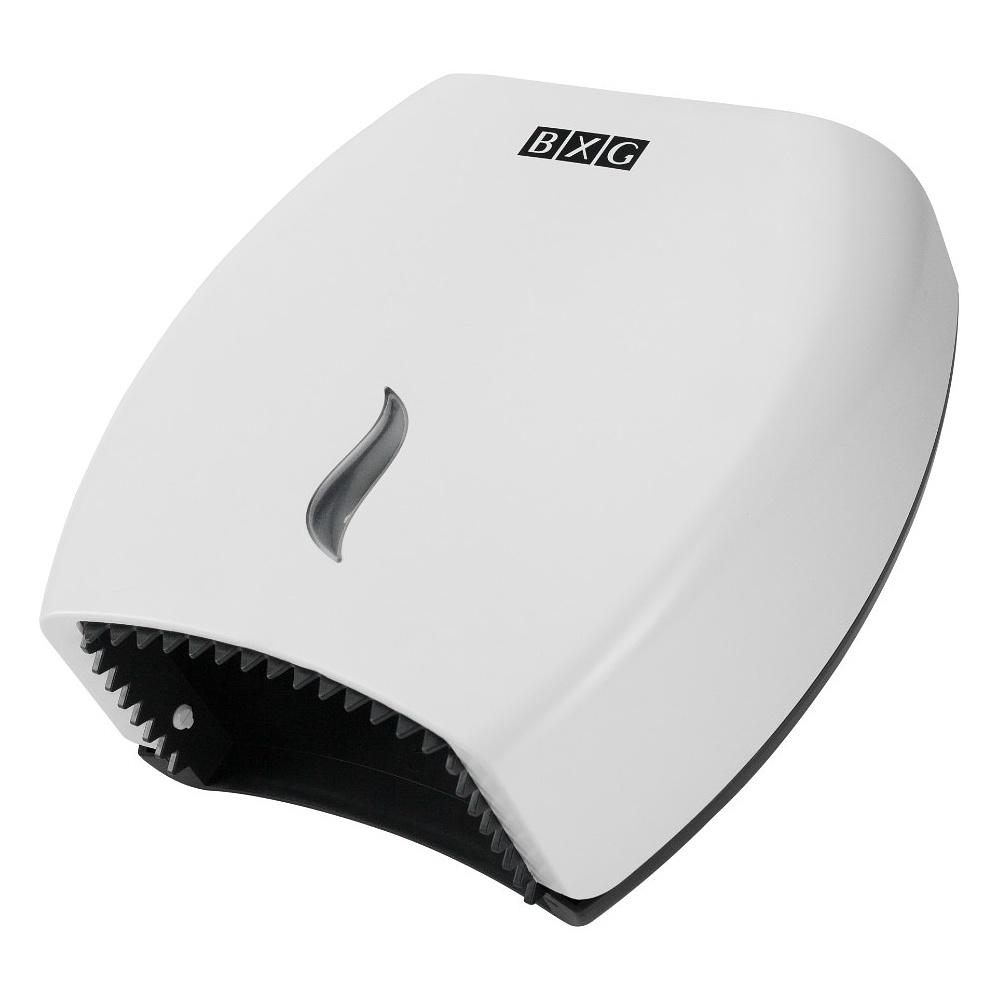 Диспенсер для туалетной бумаги в больших и средних рулонах BXG-PD-8002, ABS-пластик, белый - 3