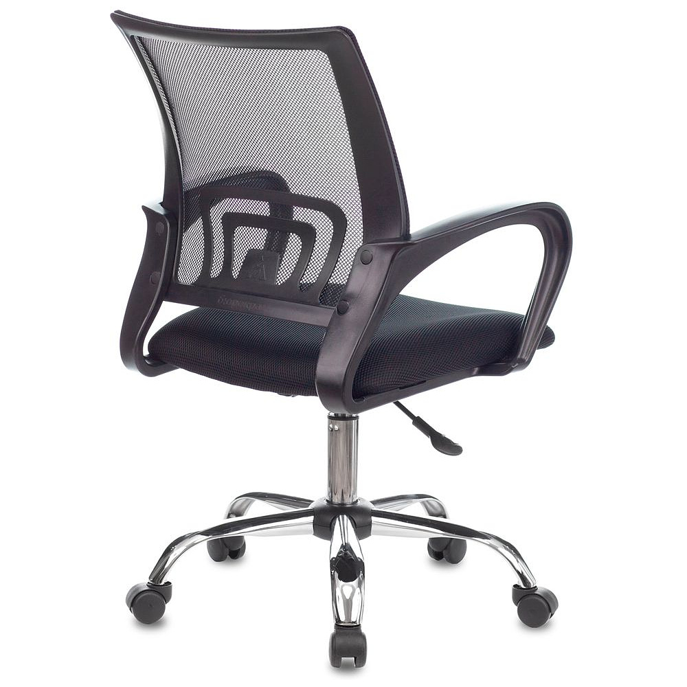 Кресло для персонала Бюрократ "CH-695NLTSL", сетка, ткань, металл, черный - 4