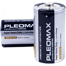 Батарейки солевые Samsung "Pleomax R20 D"