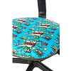 Кресло детское Бюрократ CH-299, ткань, сетка, пластик, голубой - 8